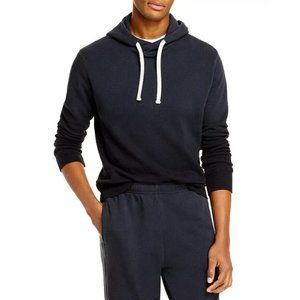 Monrow Mens Ombre Pullover Hoodie black Size M MSRP $153